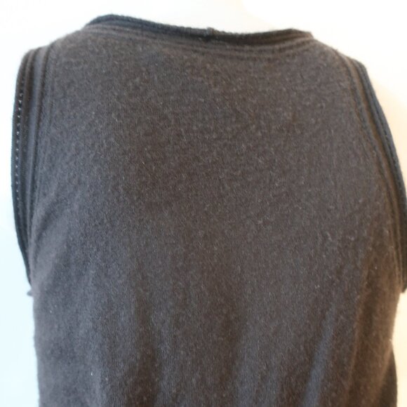 Womens Yigal Azrouel Brown 2Pc Set Cashmere Knit Tank Cardigan Sweater S * - Picture 12 of 16